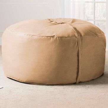 Jaxx 5" Large Bean Bag with Removable Cover in Camel, , large