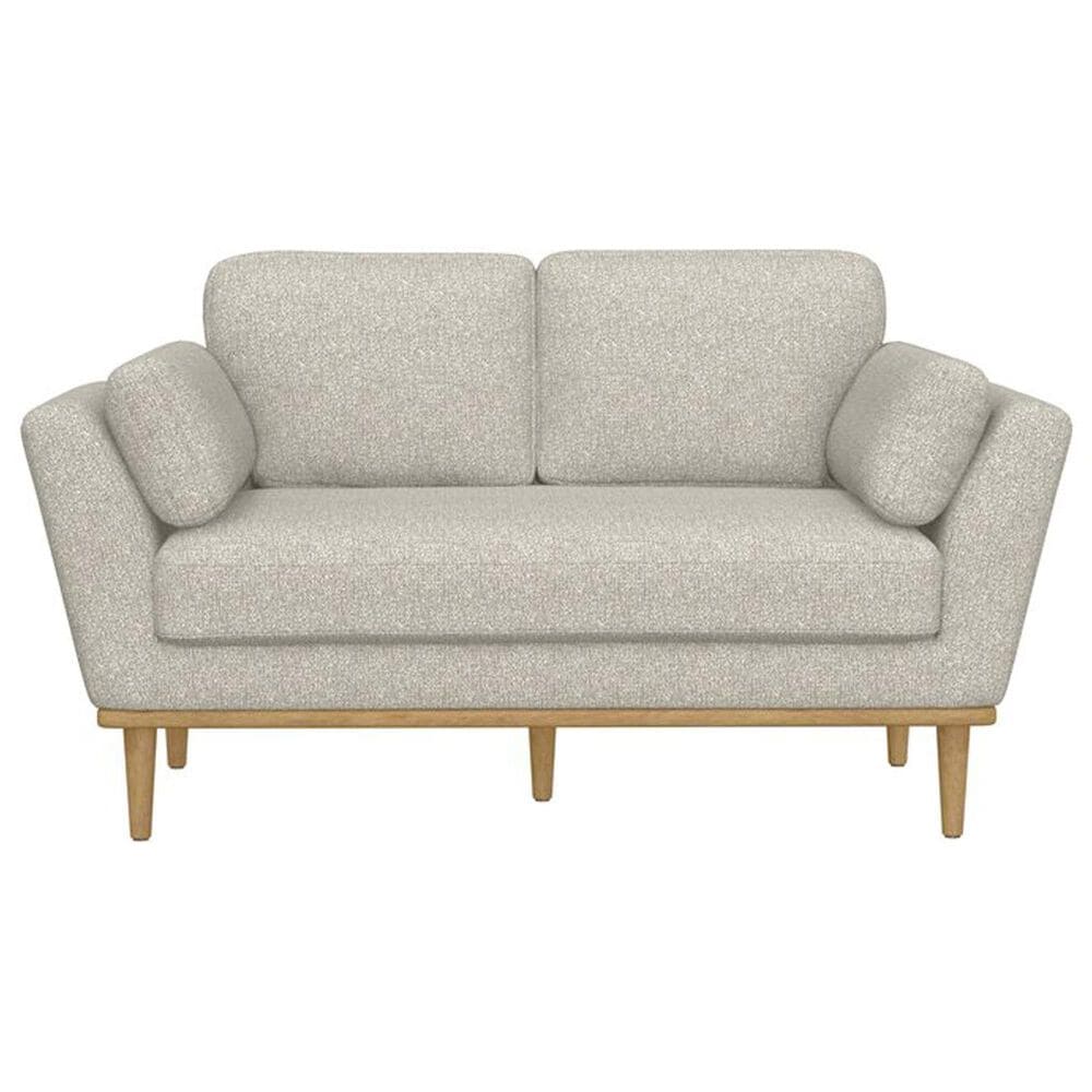 Golden Wave Furniture Reverie Stationary Upholstered Loveseat in Grey, , large