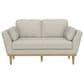 Golden Wave Furniture Reverie Stationary Upholstered Loveseat in Grey, , large