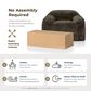 Furniture of America Phael Accent Chair in Cub Brown, , large