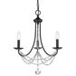 Golden Lighting Mirabella 3-Light Chandelier in Matte Black, , large