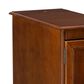 Linon Home Decor Barron Accent Table with USB Charging Station in Hazelnut, , large