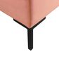 Kinfine Medium Metal Storage Bench in Blush, , large