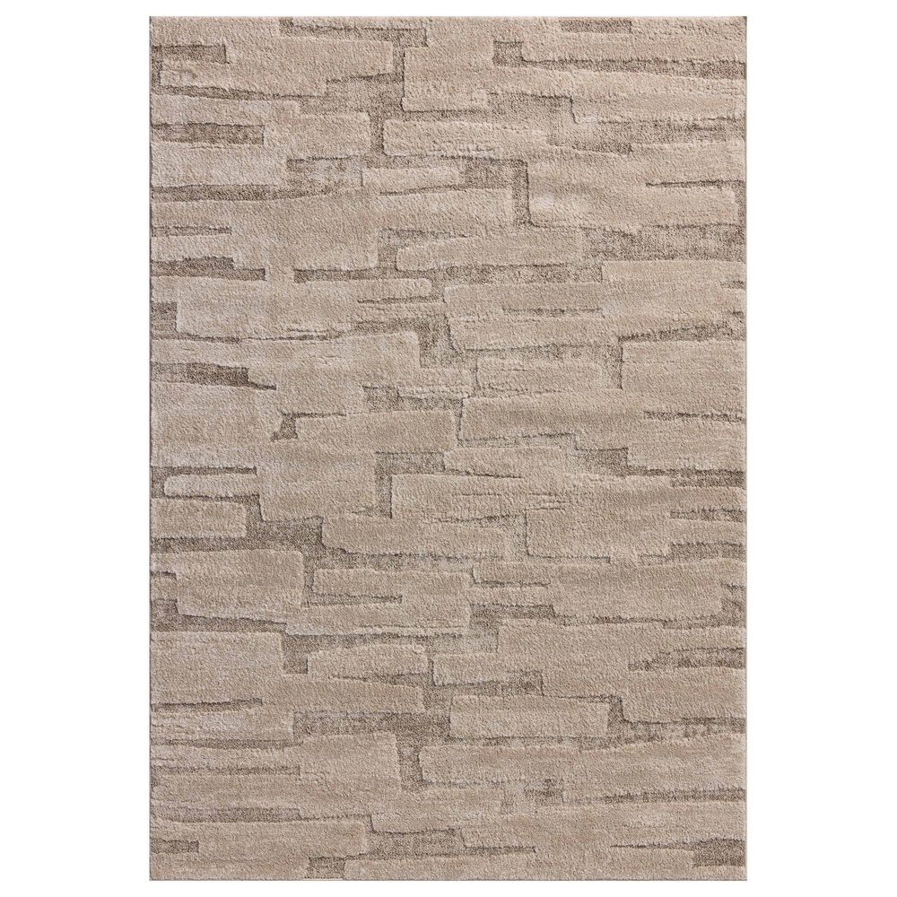 Amber Lewis x Loloi Monty 9"2" x 13" Taupe and Beige Area Rug, , large
