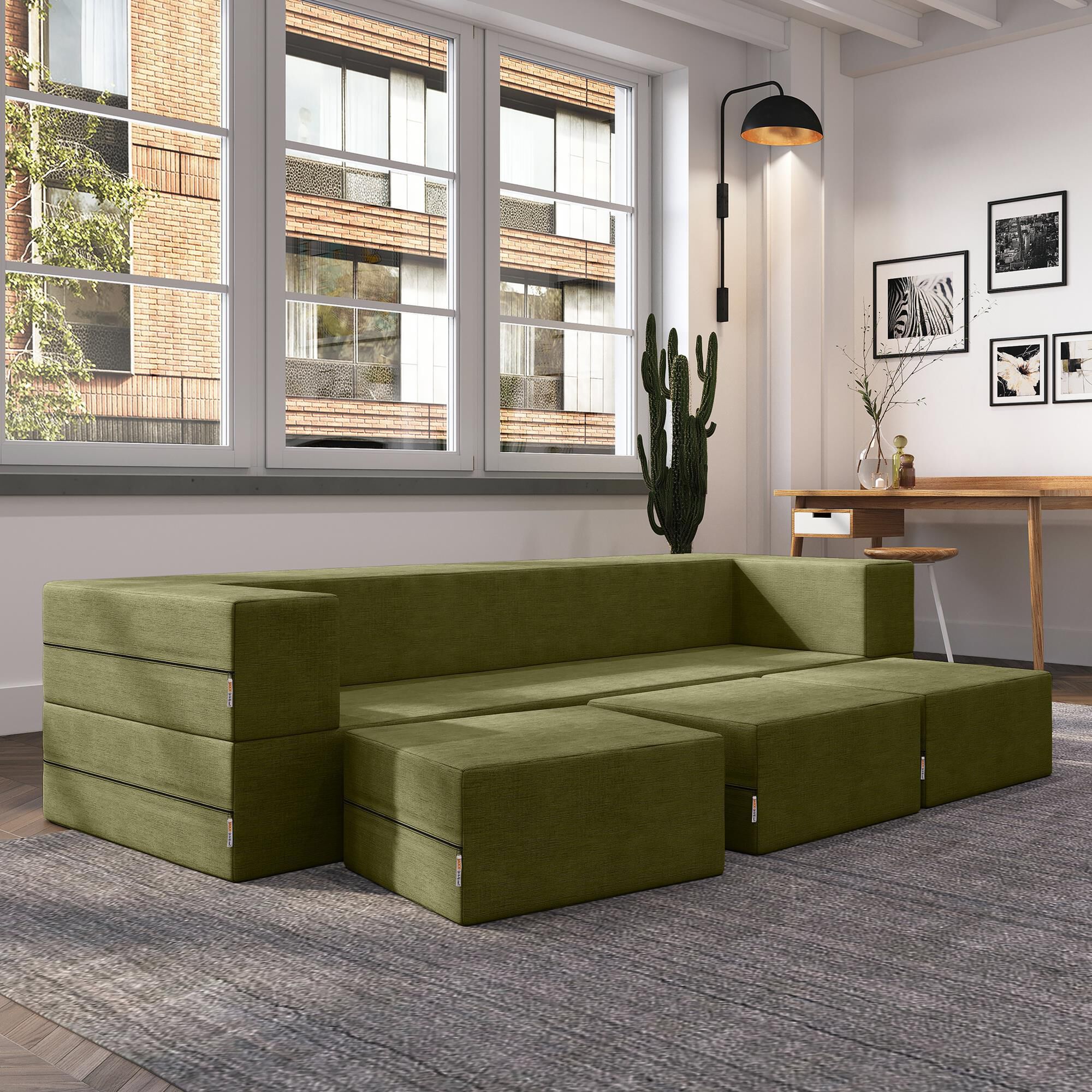 Convertible sleeper couch cheap