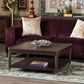 Slatehouse Carrington Cocktail Table in Dark Brown and Antique Gold, , large