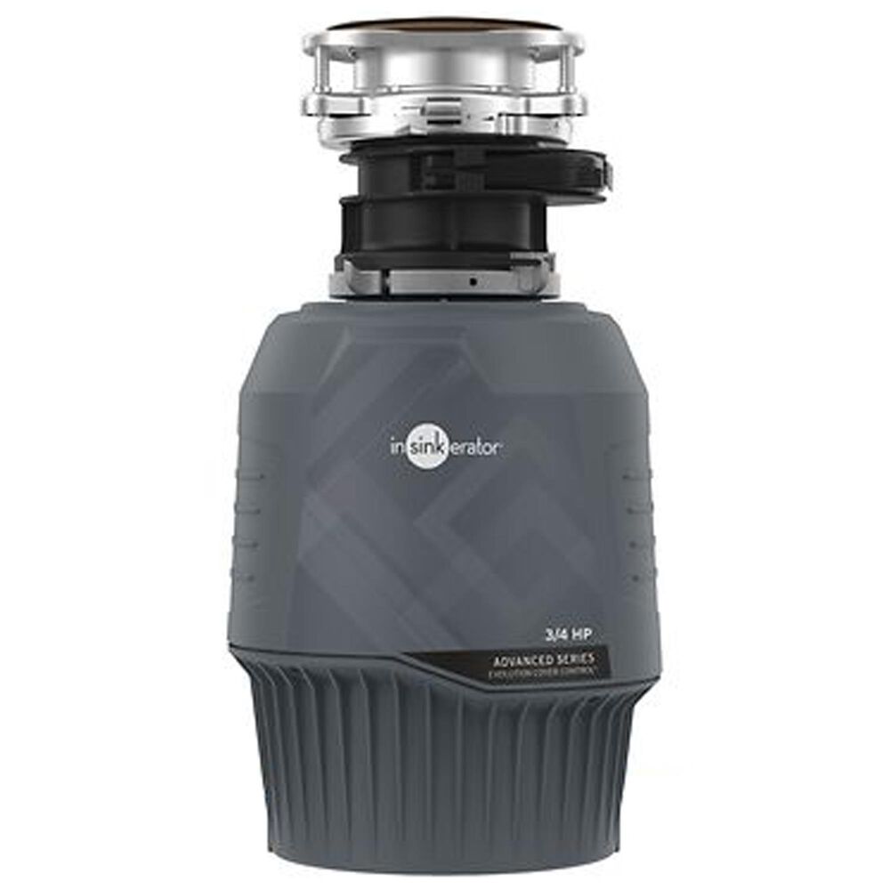 InSinkerator Evolution 3/4 HP Garbage Disposal with Cover Control in Gray, , large