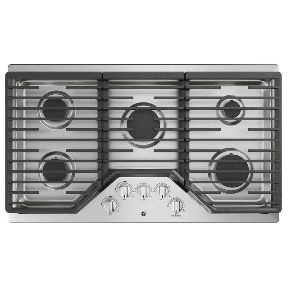 GE Appliances 2-Piece Kitchen Package with 30&quot; Smart Built-In Single Wall Oven with No Preheat Air Fry and 36&quot; Gas Cooktop in Stainless Steel, , large