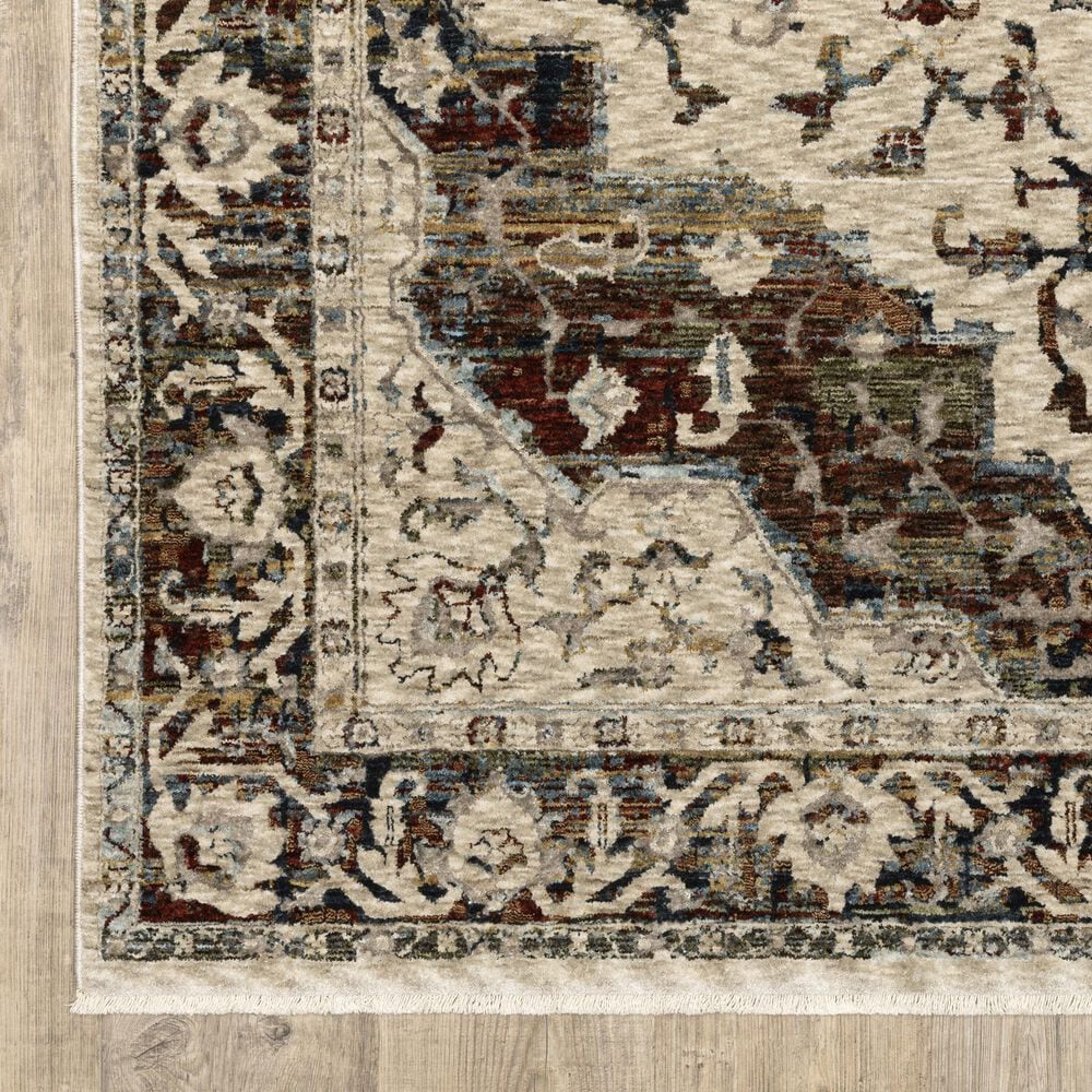 Oriental Weavers Capella Oriental Beige and Multicolor 6&#39;7&quot; x 9&#39;6&quot; Area Rug, , large