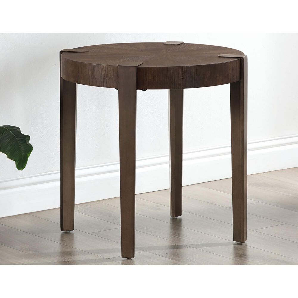 Crystal City End Table in Brown, , large