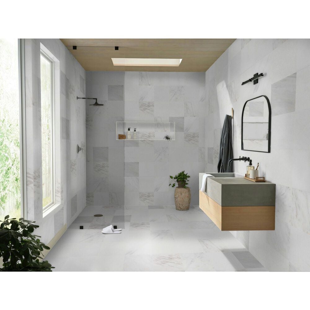Shaw Eterna Pinwhl Mos Veneto Volokas 12.13" x 12.13" Natural Stone Mosaic Sheet, , large