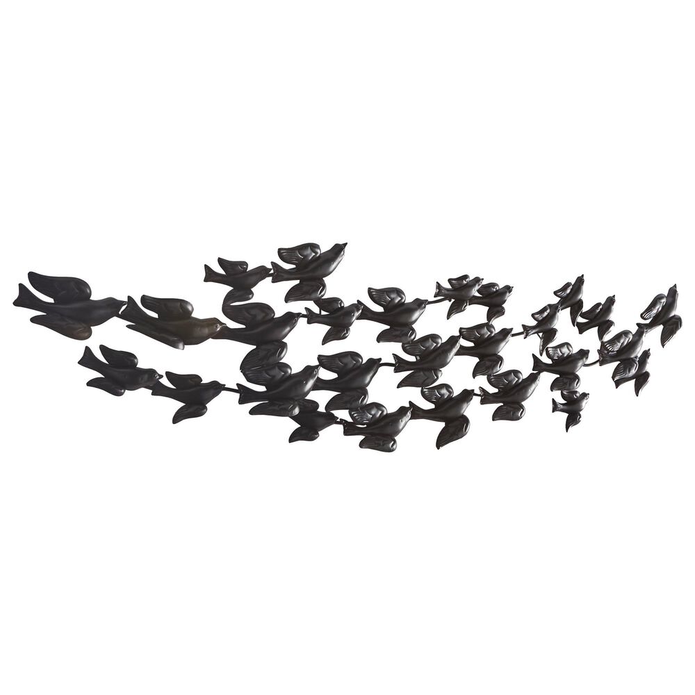 Maple and Jade 18&quot; x 69&quot; Wall Decor in Black, , large