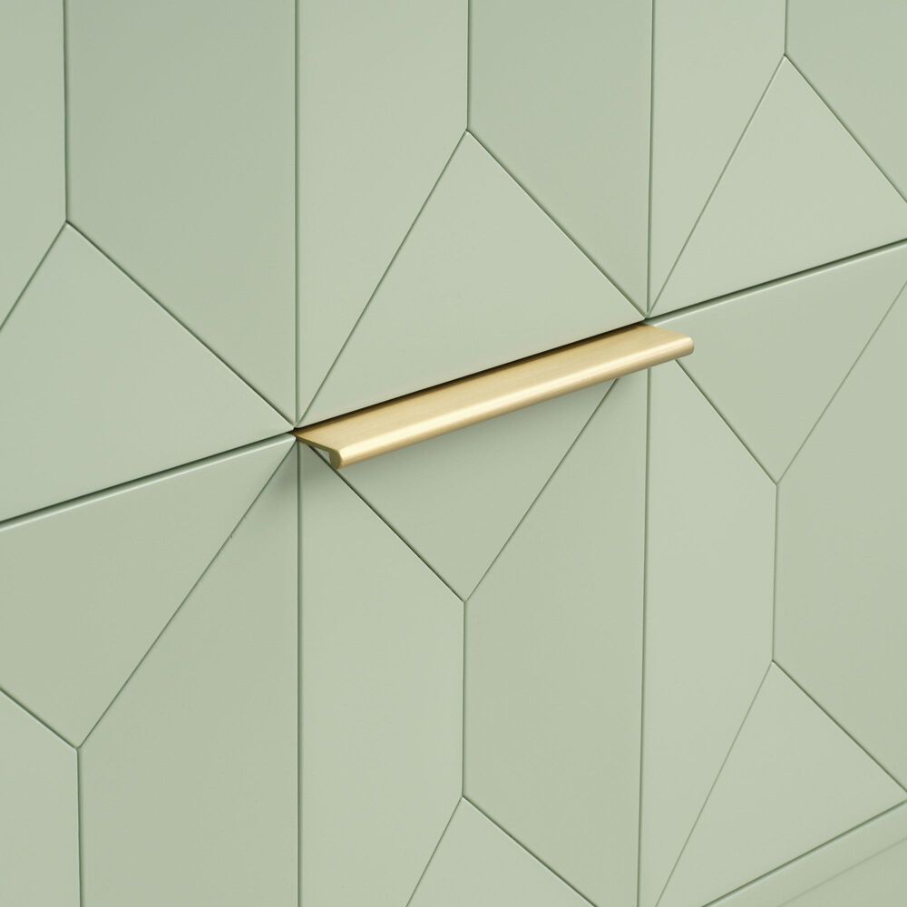 James Martin Vanities Emmeline 36" Single Vanity, Pistachio w/ 3 CM Parisien Bleu Top, , large