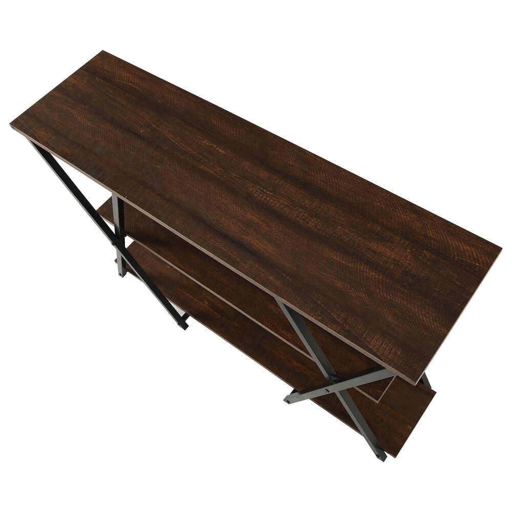 Carolina Chair and Table Dowell Console Table in Elm and Black, , large