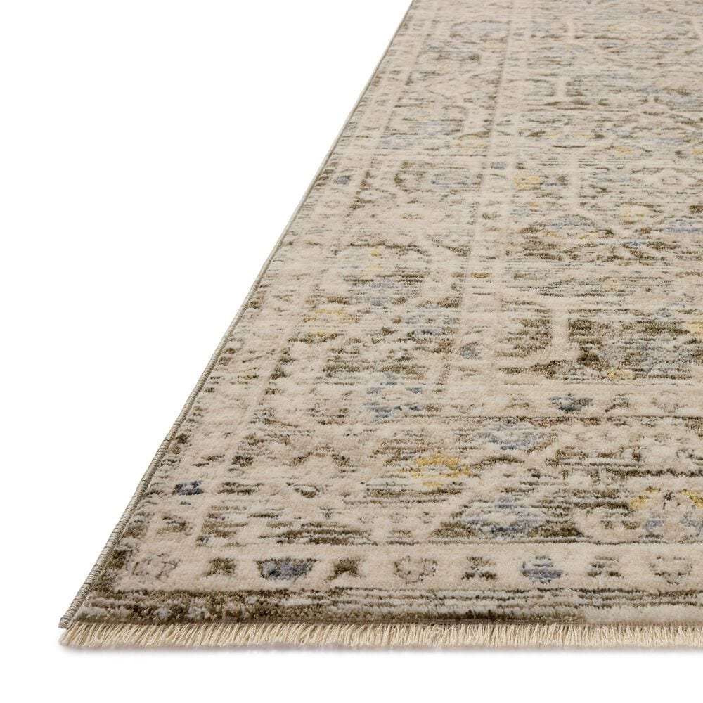Loloi Clarisse Olive and Ivory 6&#39;3&quot; x 9&#39;6&quot; Area Rug, , large