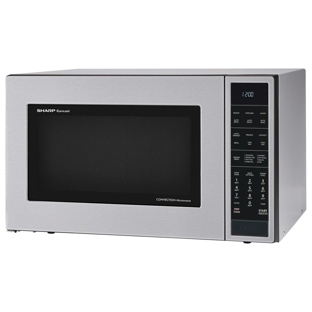 Sharp 1.5 Cu. Ft. Convection Microwave Oven in Stainless Steel, , large