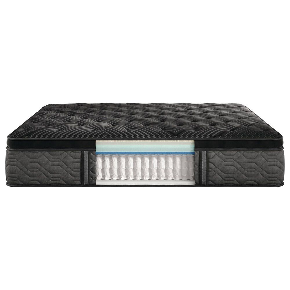 Beautyrest Black Series1 Plush Pillowtop Twin XL Mattress with High Profile Box Spring, , large