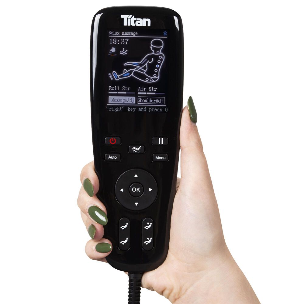 Osaki Titan Luxe 3D Zero Gravity Massage Chair in Black, , large