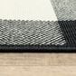 Oriental Weavers Marina Black and Ivory 7"10" x 10"10" Indoor/Outdoor Area Rug, , large