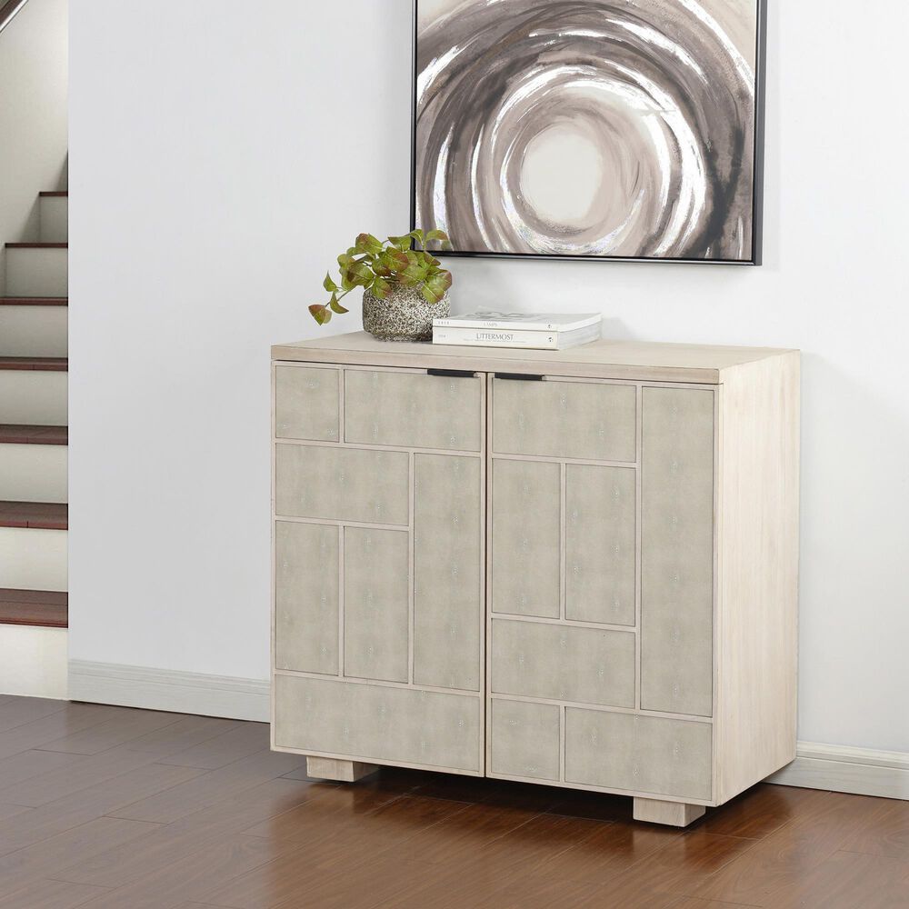 Flair Industries Adeline 2-Door Cabinet in Light Cream, , large