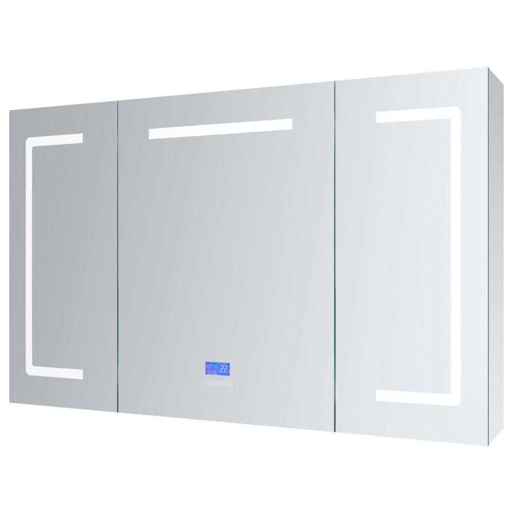 Lexora Home Lesina 48" x 36" LED Medicine Cabinet with Defogger, , large