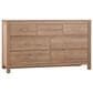 Viceray Collections Tide and Timber 7-Drawer Dresser in Natural Oak, , large