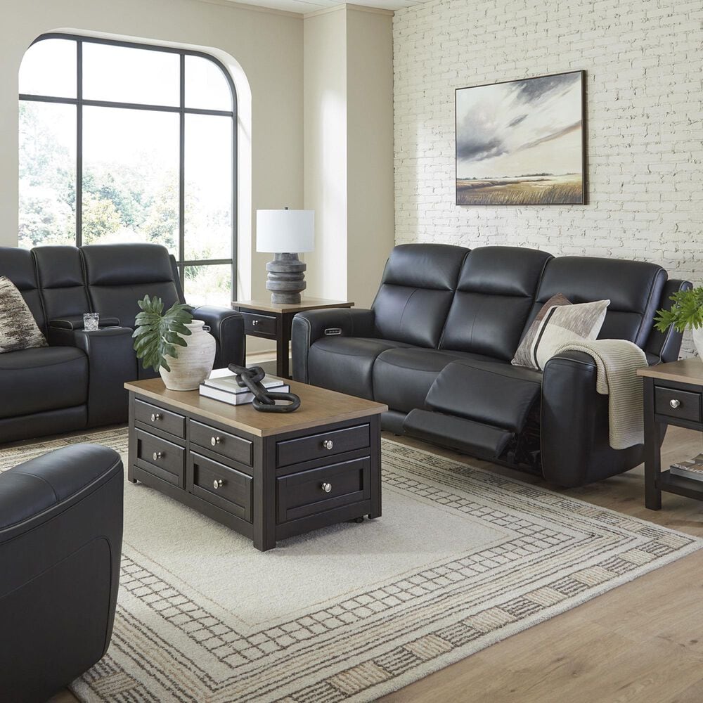 Ashley 5Z-Comfort Power Reclining Sofa in Onyx, , large