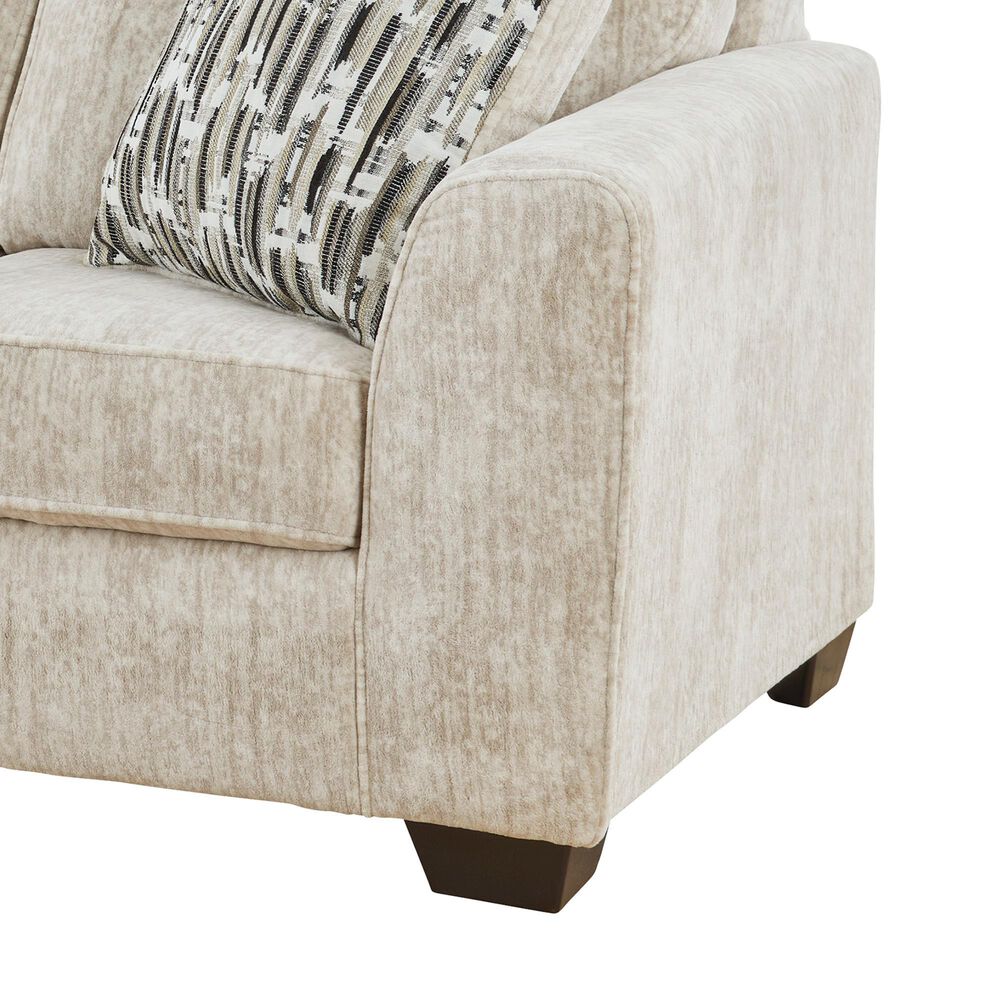 Ashley Lonoke 2-Piece Left Facing Sectional with Chaise in Parchment, , large