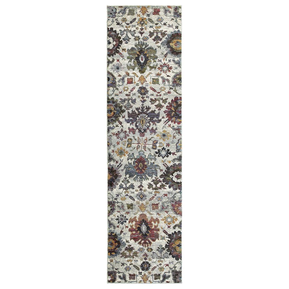Oriental Weavers Andorra 7129A 2&#39;3&quot; x 8&#39; Stone Runner, , large