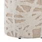 LumiSource Tahoe 18" Shag Storage Ottoman in Beige, , large