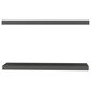 Hearth and Haven Ecco32" Floating Wall Shelf with Concealed Mounting in Gray (Set of 2), , large