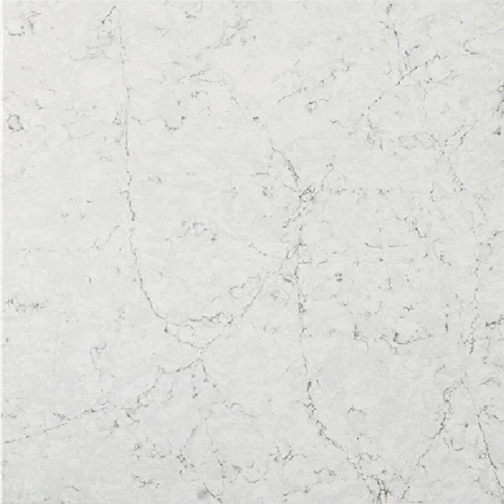 James Martin Vanities Athens 15&quot; Right Single Bathroom Vanity in Glossy White with 3 cm Eternal Jasmine Pearl Quartz Top and Rectangle Sink, , large