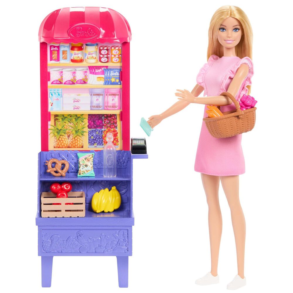 Barbie Recipe for Friendship Malibu at The Market Doll Playset in Multicolor, , large