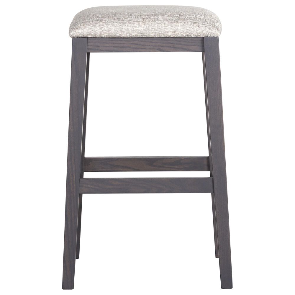 Fleming Furniture Co. Kady Stationary Stool with Fabric Seat in Mineral, , large