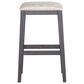 Fleming Furniture Co. Kady Stationary Stool with Fabric Seat in Mineral, , large