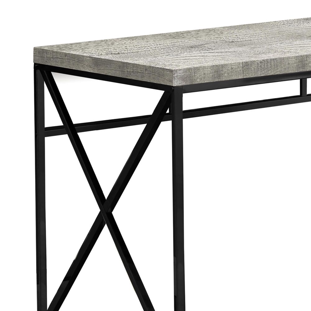 Glideaway 48" Contemporary Computer Desk in Reclaimed Grey, , large
