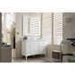 James Martin Vanities Palisades 48" Single Bathroom Vanity in Bright White with 3 cm Ethereal Noctis Quartz Top and Rectangular Sink, , large