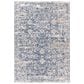 Surya Tuscany TUS-2320 Dark Blue, Denim, Tan, Charcoal, Light Gray and Cream 12" x 15" Area Rug, , large