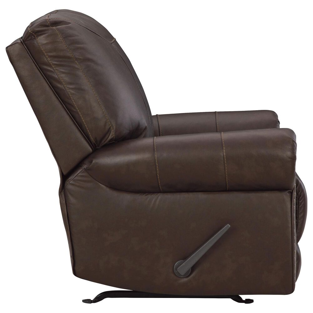 Ashley Colleton Recliner in Dark Brown, , large