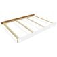Sorelle Furniture Full Size Adult Bed Rail Kit in White, , large