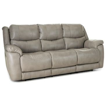 Homestretch Galaxy Power Reclining Sofa in Mushroom, , large