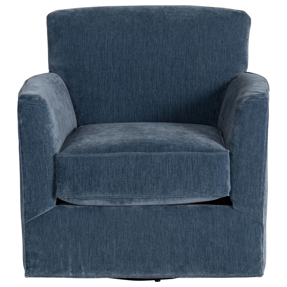 Jonathan Louis Grayson Swivel Chair in Amici Denim, , large