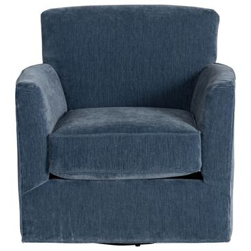 Jonathan Louis Grayson Swivel Chair in Amici Denim, , large