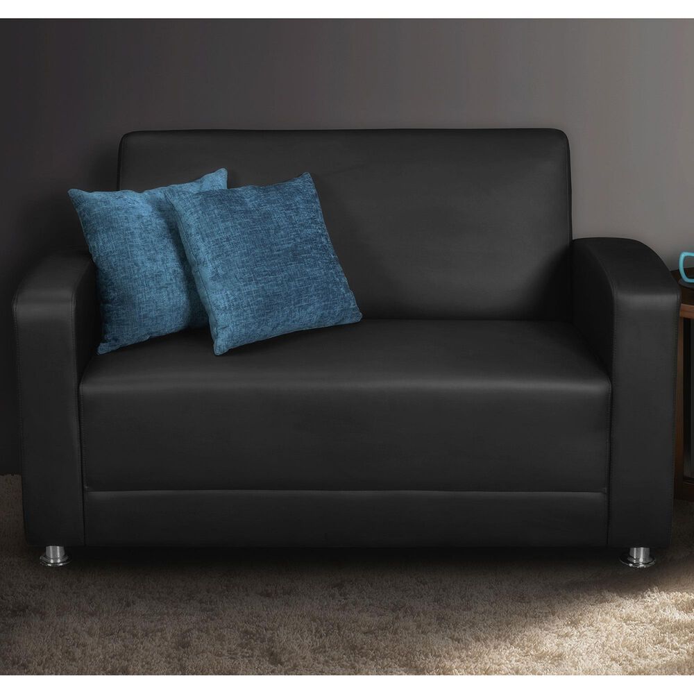 Regency Global Sourcing Milan Loveseat in Black, , large