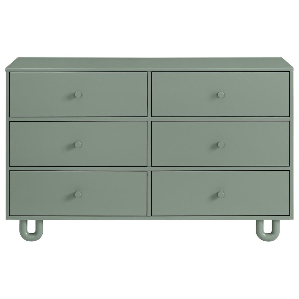 Oxford Baby Meridian 2-Piece Nursery Set with 3-in-1 Convertible Crib and Dresser in Olive Green, , large