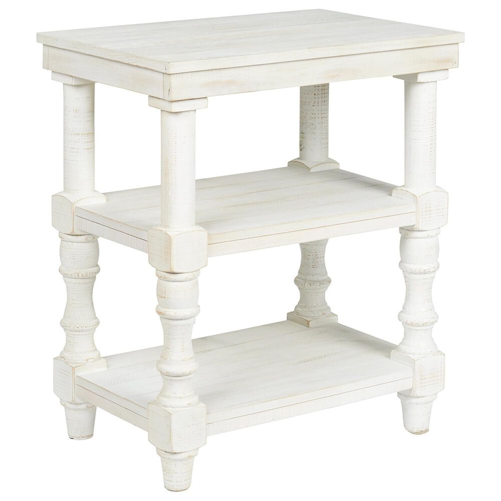Signature Design by Ashley Dannerville Accent Table in Antique White, , large