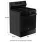 GE Appliances 30" Freestanding Gas Convection Range in Black, , large