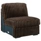 Ashley Midnight-Madness 5-Piece Right Facing Sectional with Chaise in Chocolate, , large