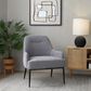 Lumisource Marcel Accent Chair in Light Grey, , large