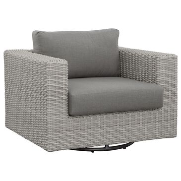 Steve Silver Co. Blakley Patio Swivel Chair in Dark Gray, , large